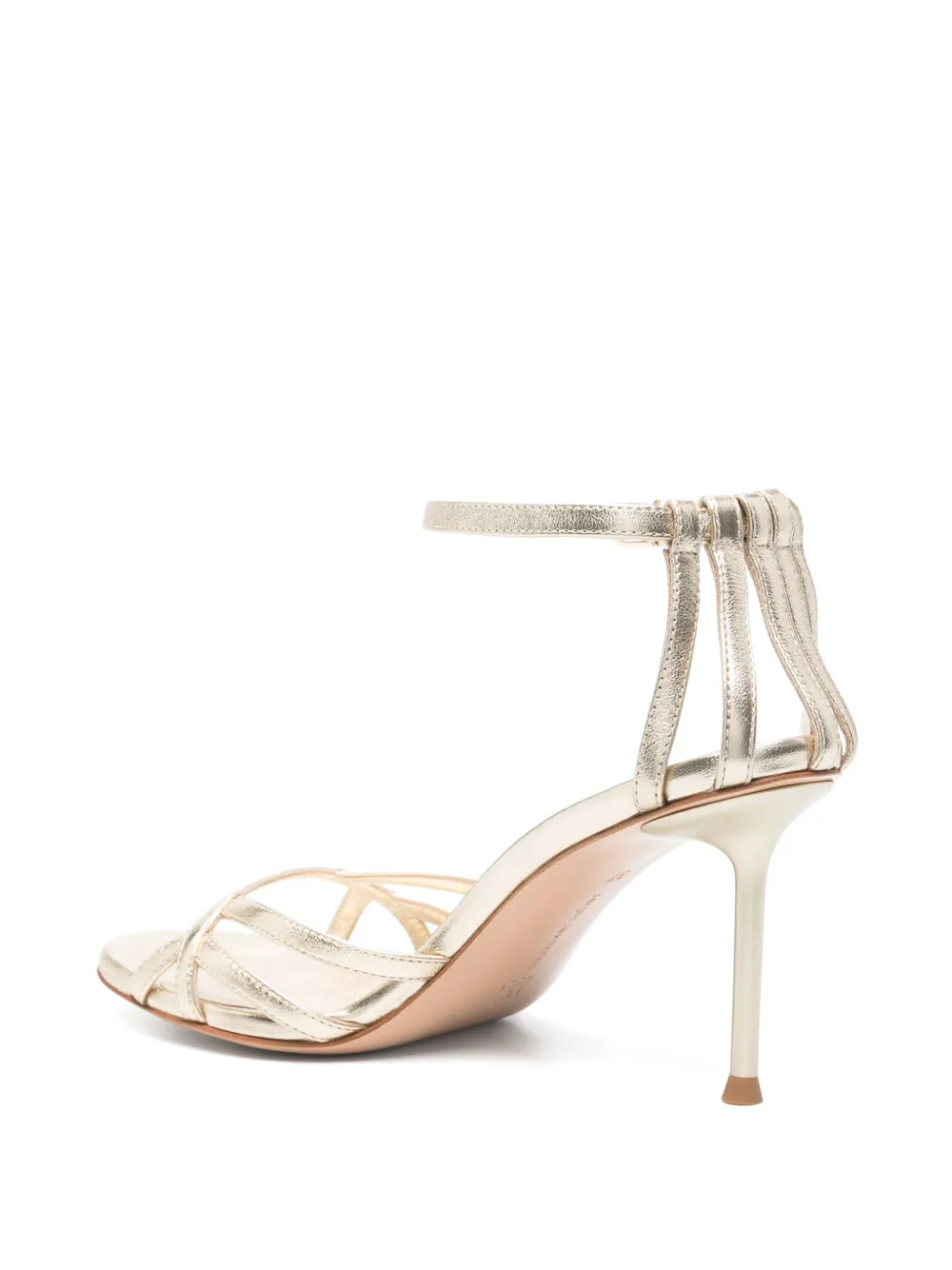 Sergio Levantesi 70mm Gemma sandals Gold