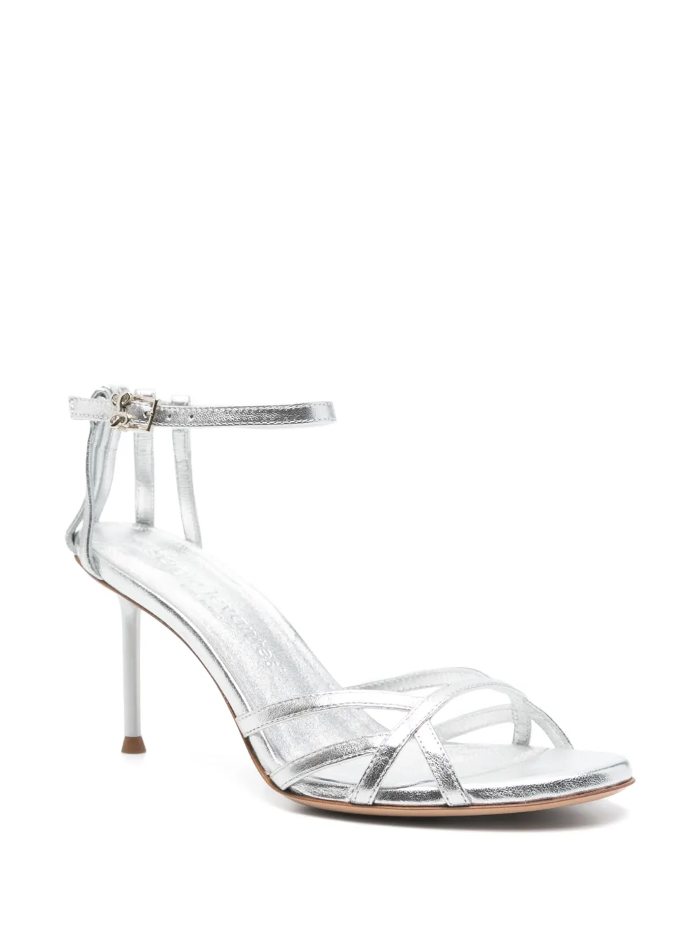 Sergio Levantesi 80mm Gemma sandals Silver
