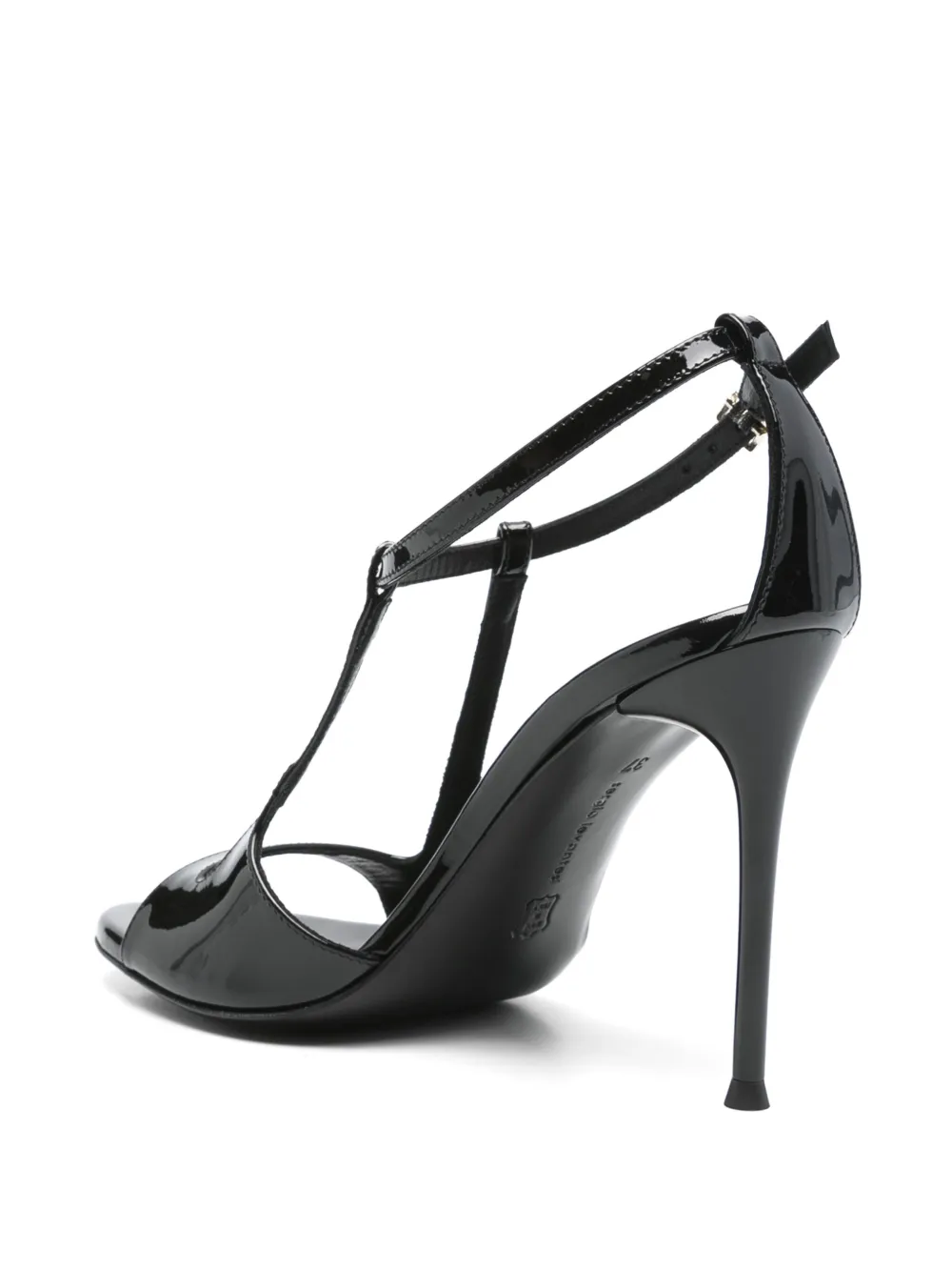 Sergio Levantesi 100mm Ryanpane sandals Black