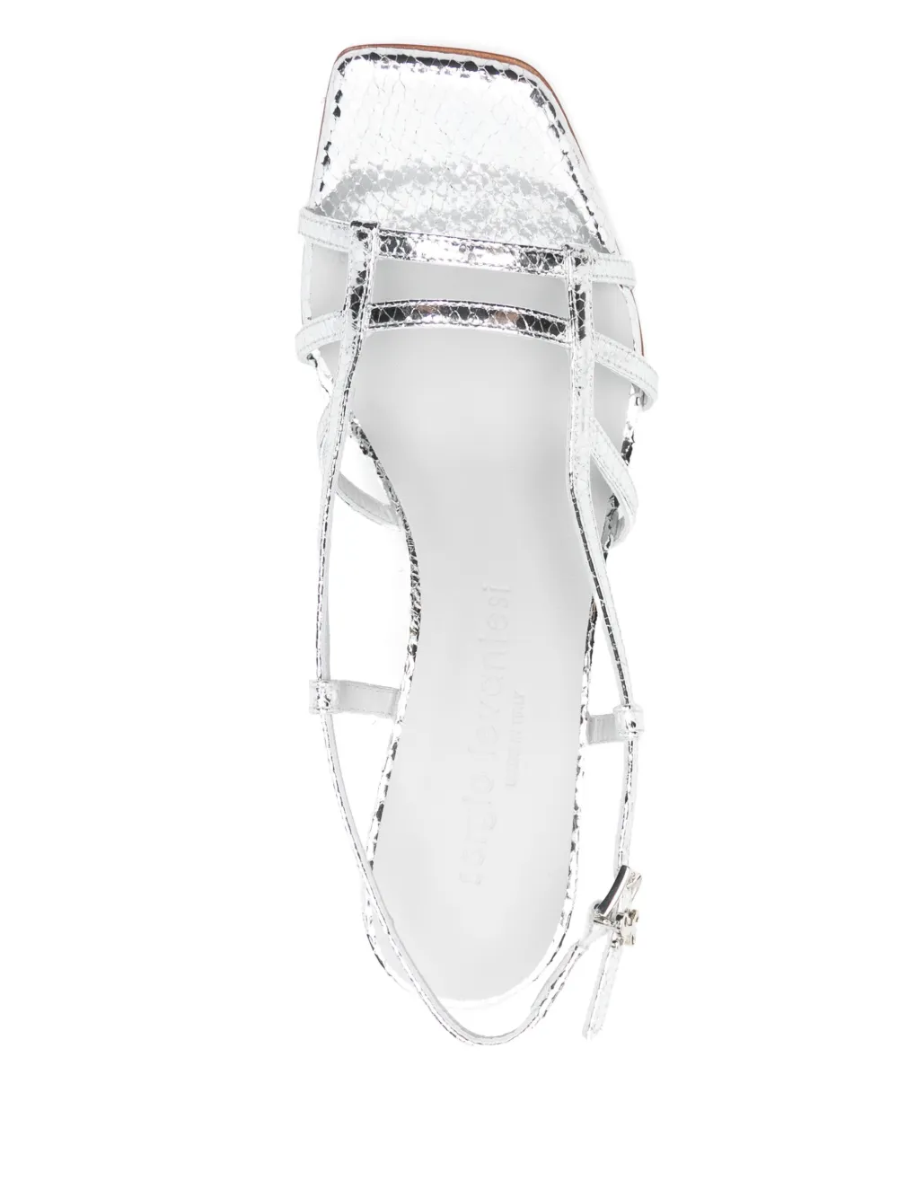 Sergio Levantesi 75mm Ivana sandals Silver