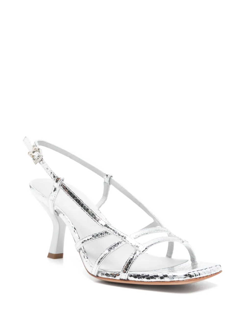 Sergio Levantesi 75mm Ivana sandals Silver