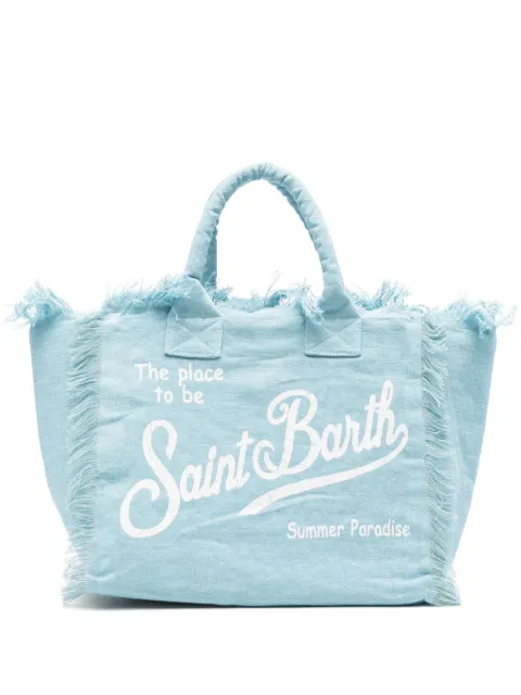 MC2 Saint Barth logo-print cotton tote bag
