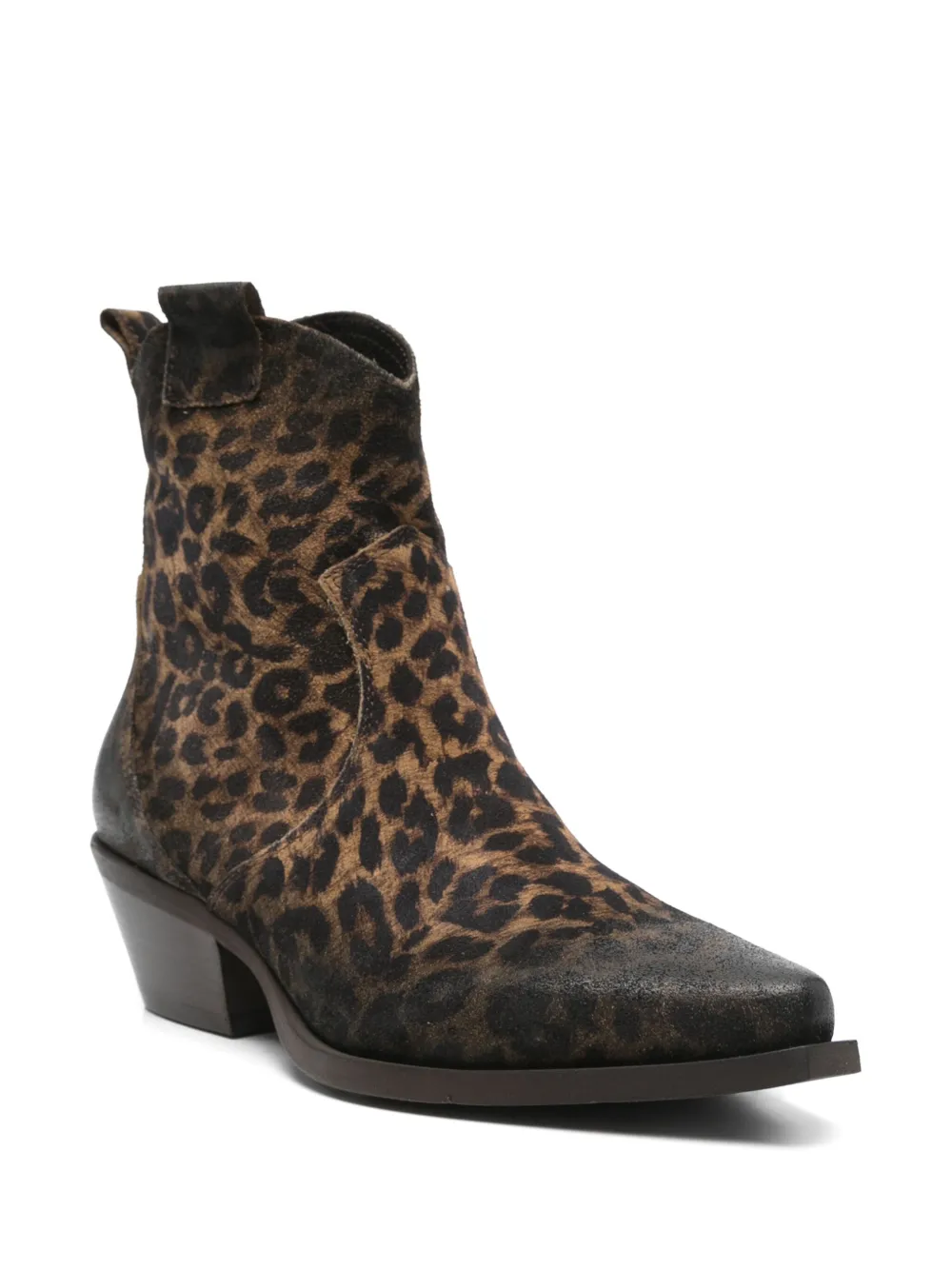 Metisse botas con estampado de leopardo y tacón de 50mm | Botas cowboy | Image 2
