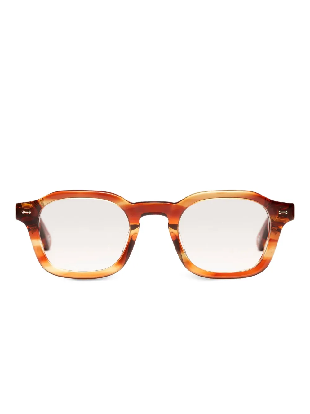 Peter & May Walk square-frame glasses | Brown | Image 1