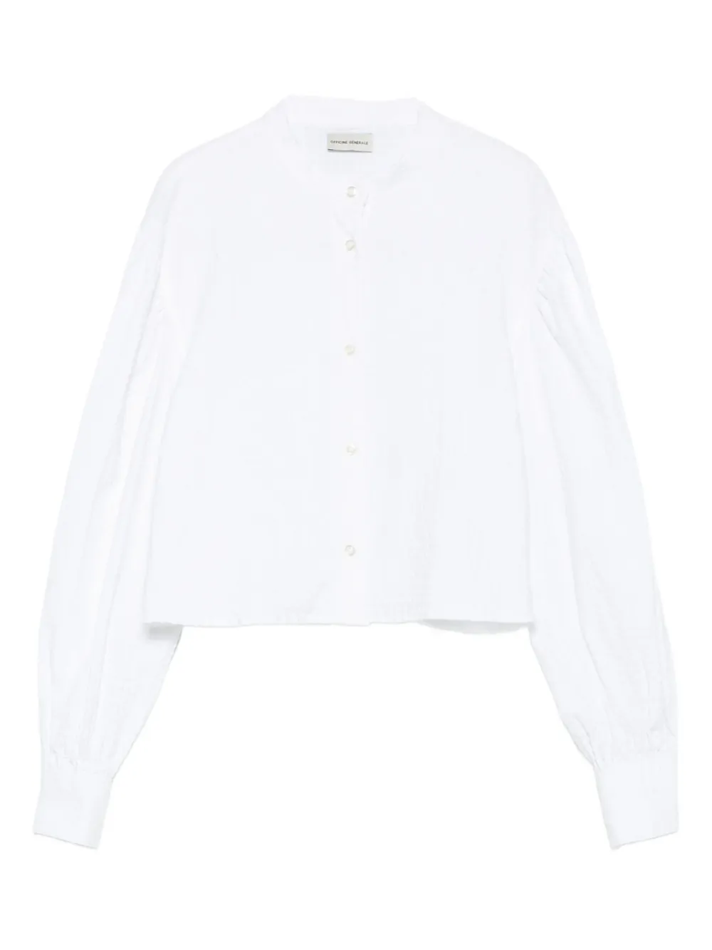 Officine Generale button-cuffed blouse Wit