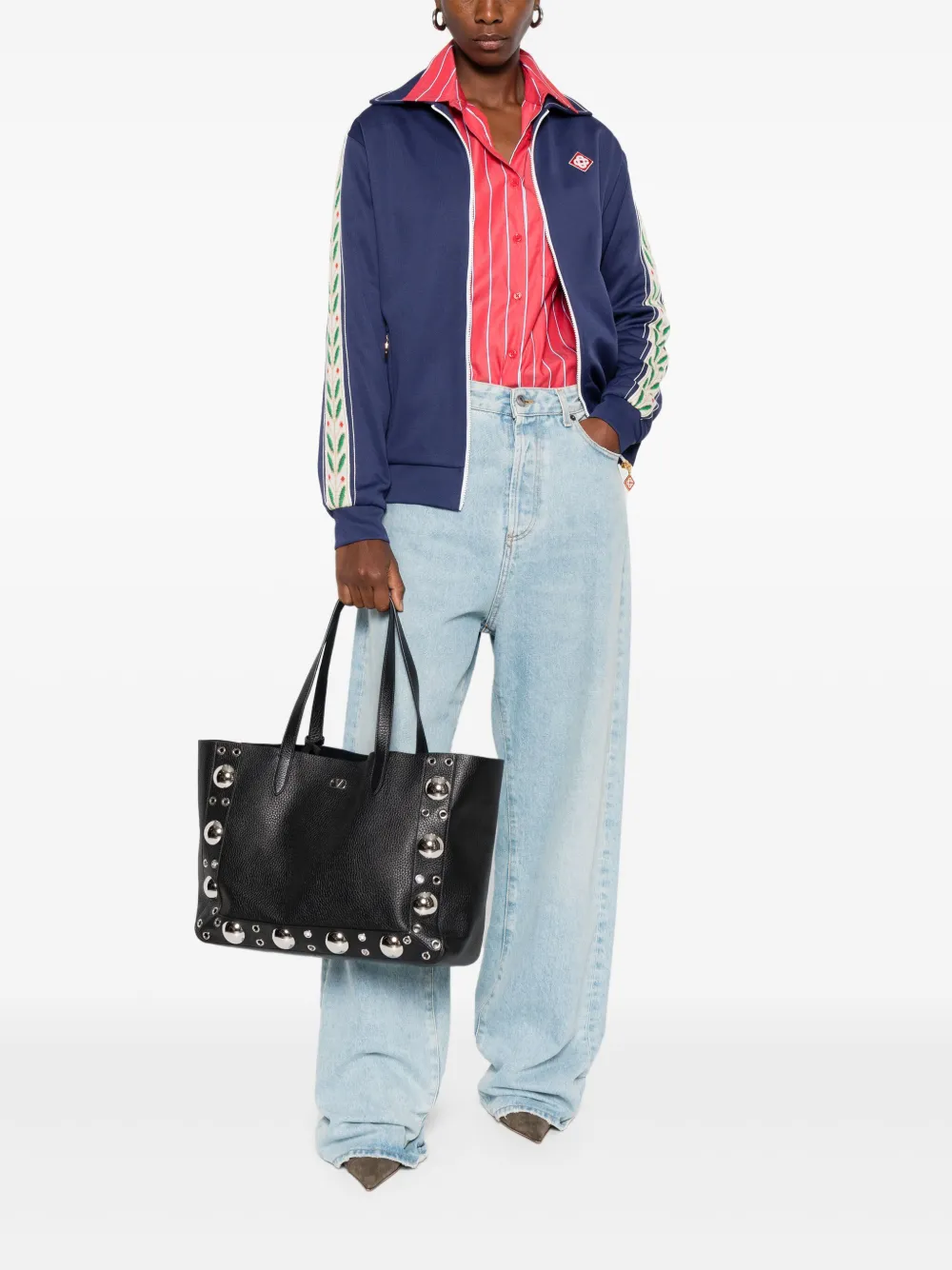 Valentino Garavani Medium Nellcote shopper Zwart