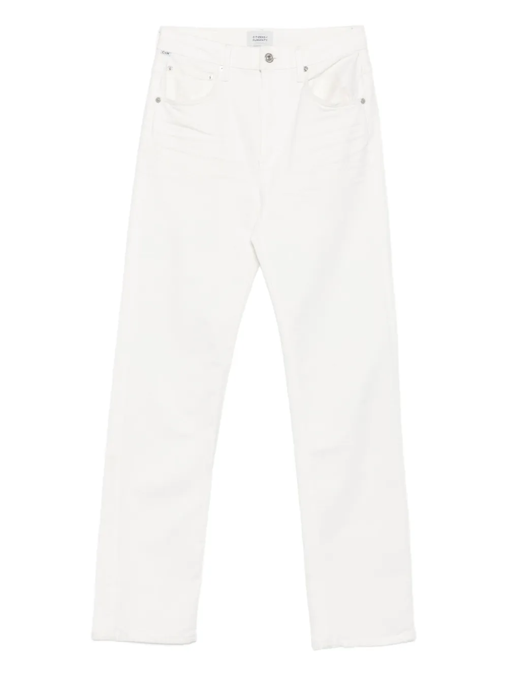 Citizens of Humanity logo-patch jeans - ホワイト Citizens of Humanity logo-patch jeans - ホワイト