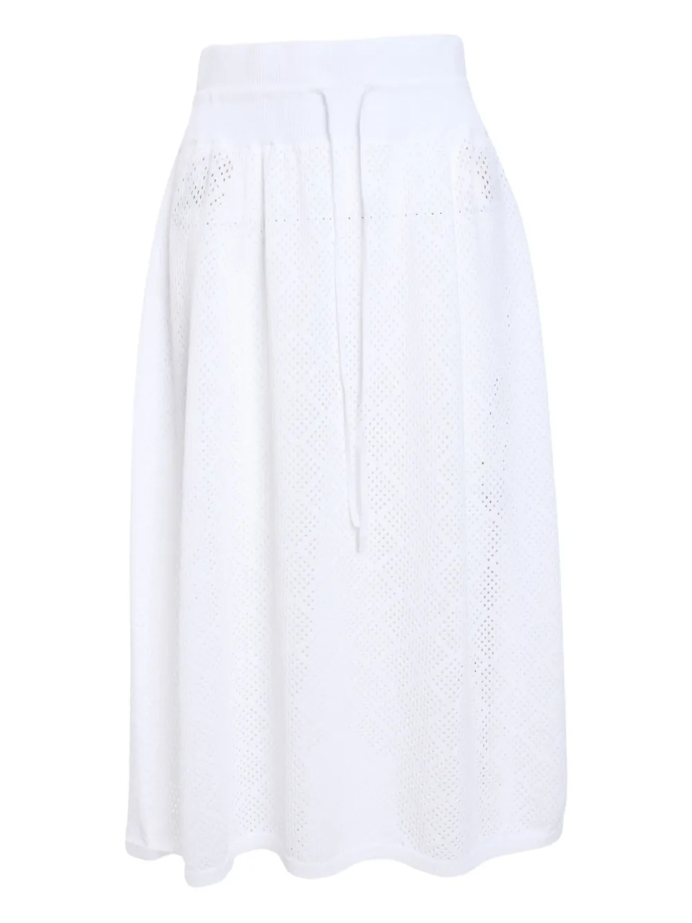 Fabiana Filippi Mesh midi-rok Wit