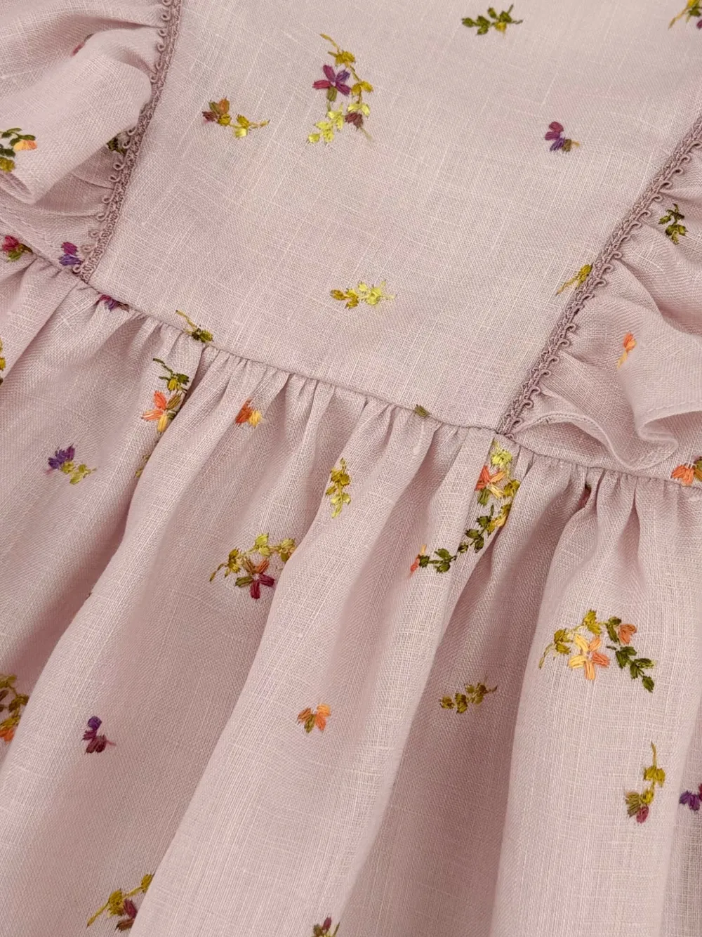 LA STUPENDERIA LINEN DRESS