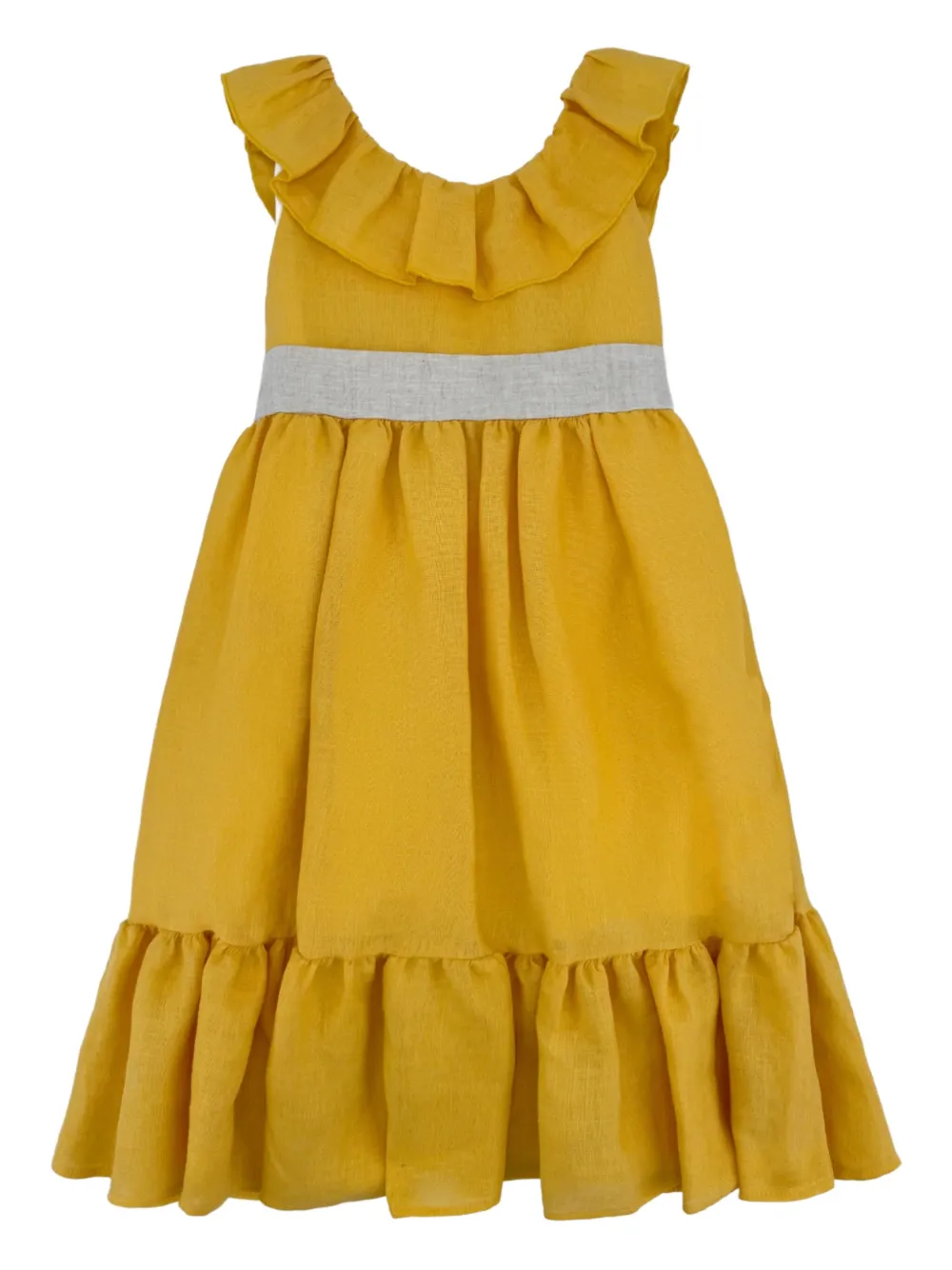 LA STUPENDERIA LINEN DRESS
