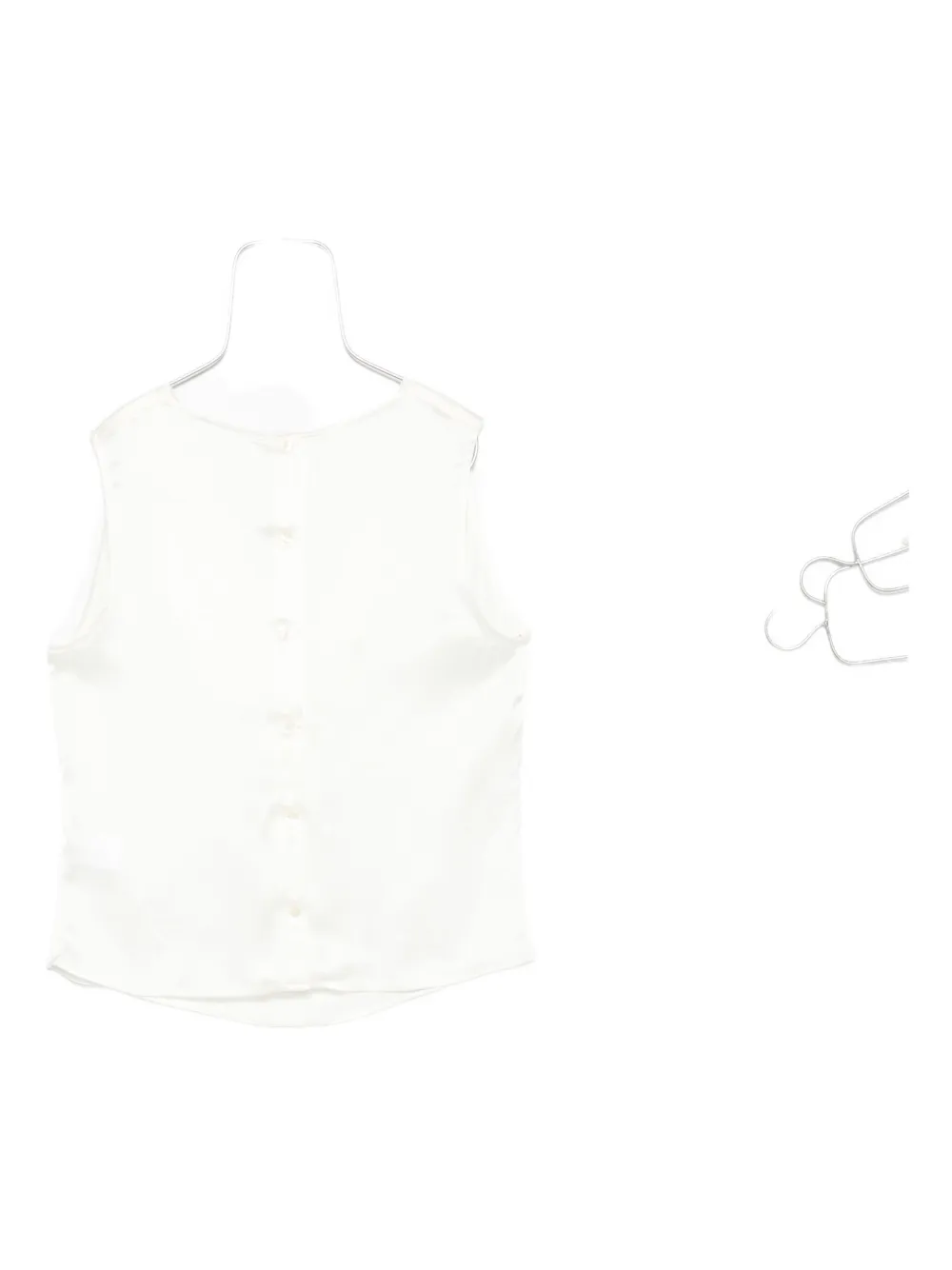 Officine Generale Mouwloze top Wit