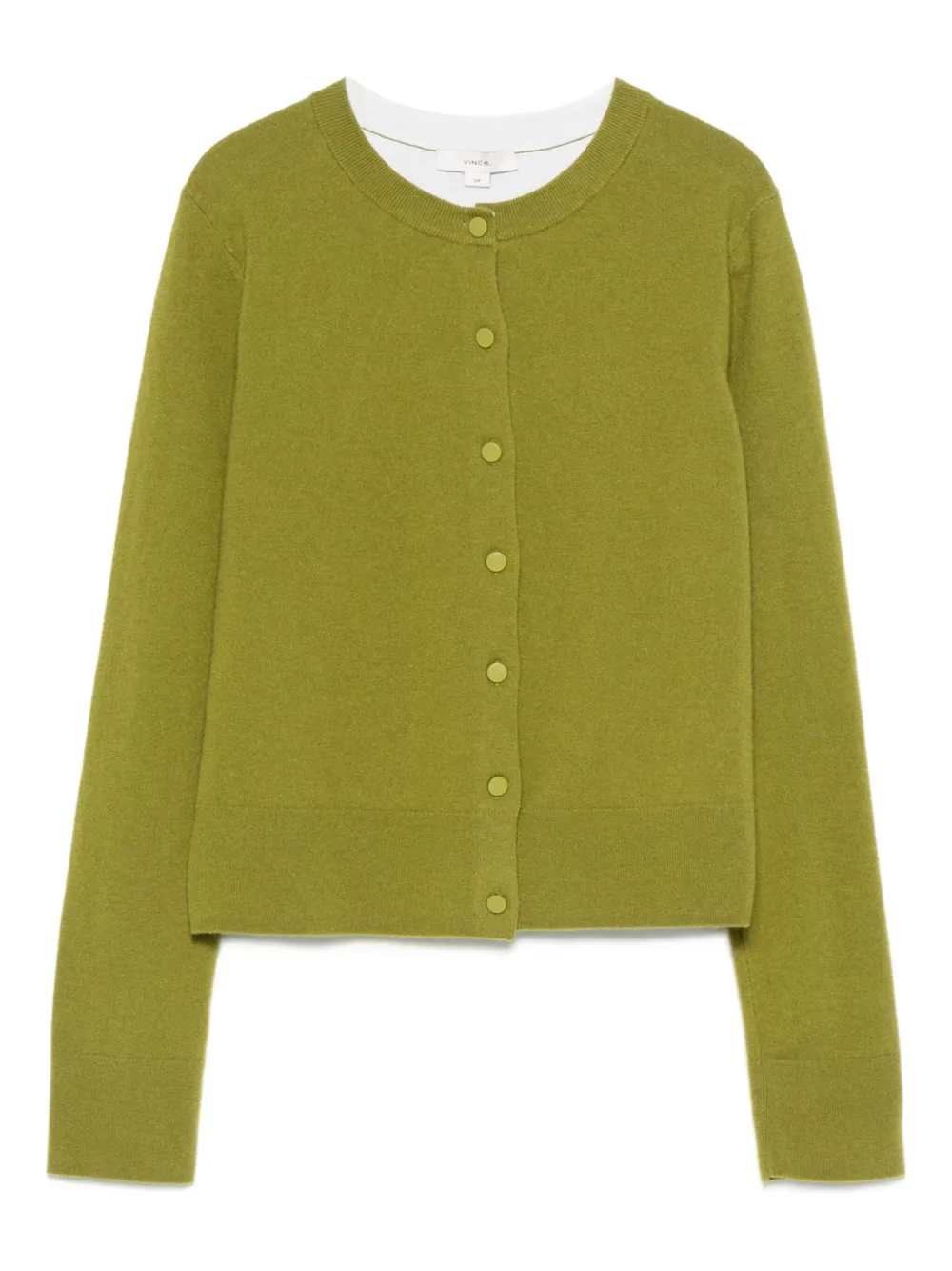Vince button-front cardigan | Green | Image 1