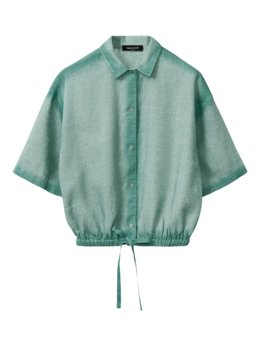 Fabiana Filippi linen shirt - ブルー Fabiana Filippi linen shirt - ブルー
