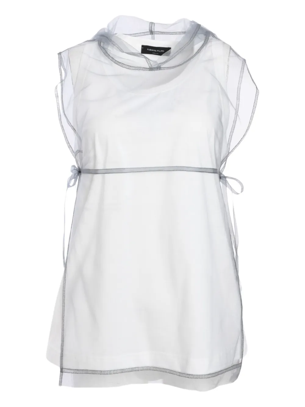 Fabiana Filippi Gelaagde tanktop Grijs