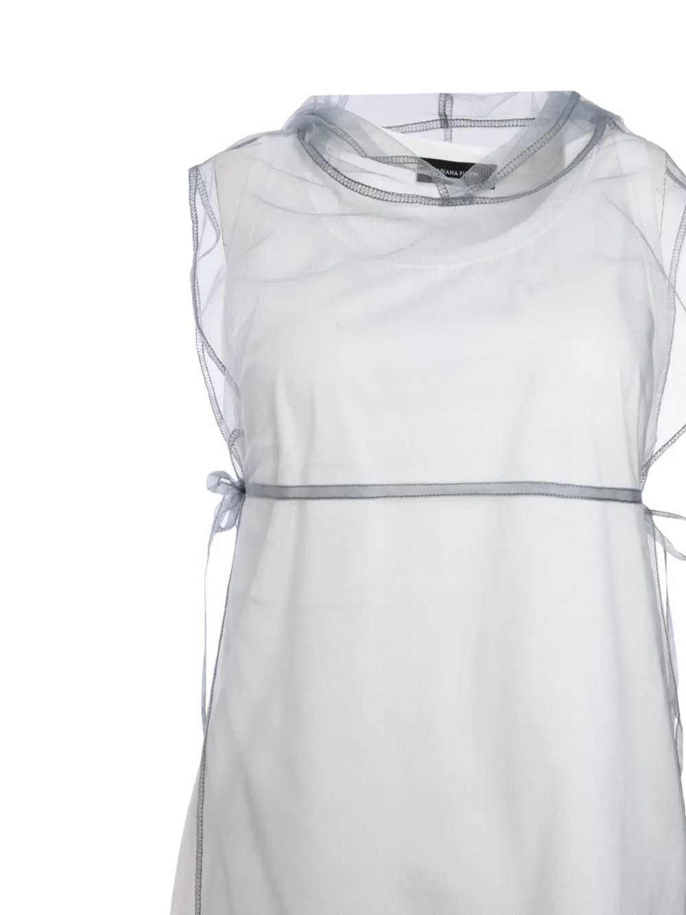 Fabiana Filippi Gelaagde tanktop Grijs