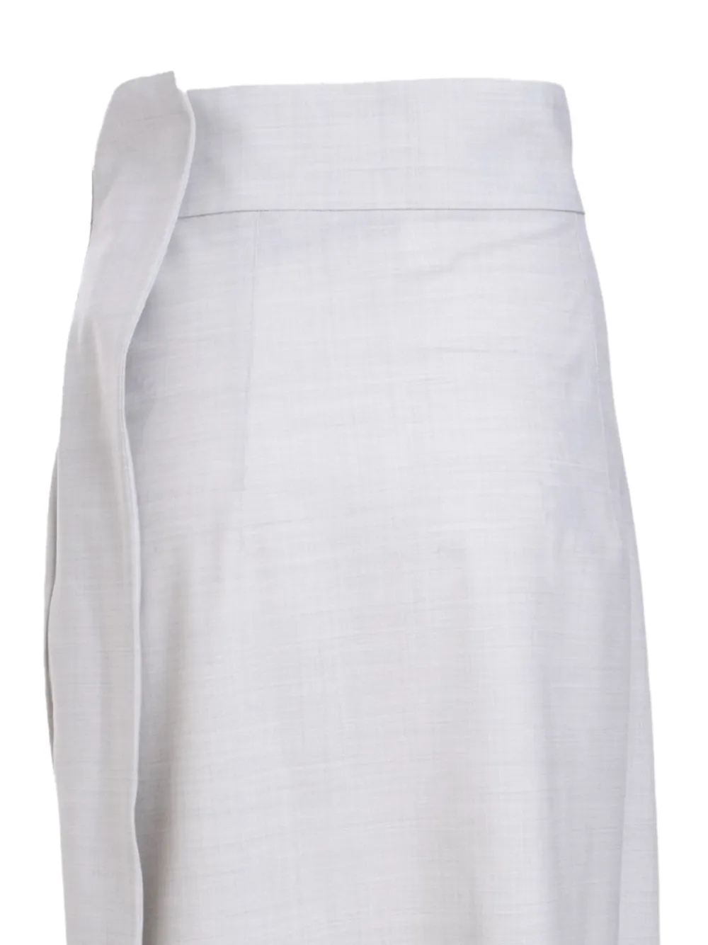 Shop Fabiana Filippi Side-flap Maxi Skirt