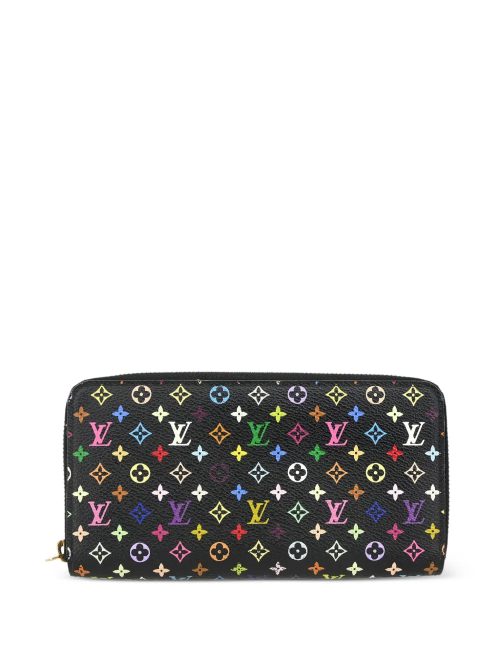 Louis Vuitton Pre-Owned 2010s マルチカラージッピー財布 - ブラック Louis Vuitton Pre-Owned 2010s マルチカラージッピー財布 - ブラック
