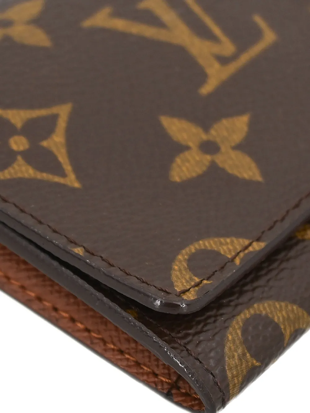 Pre-owned Louis Vuitton 2005 Monogram Enveloppe Carte De Visite Card Case