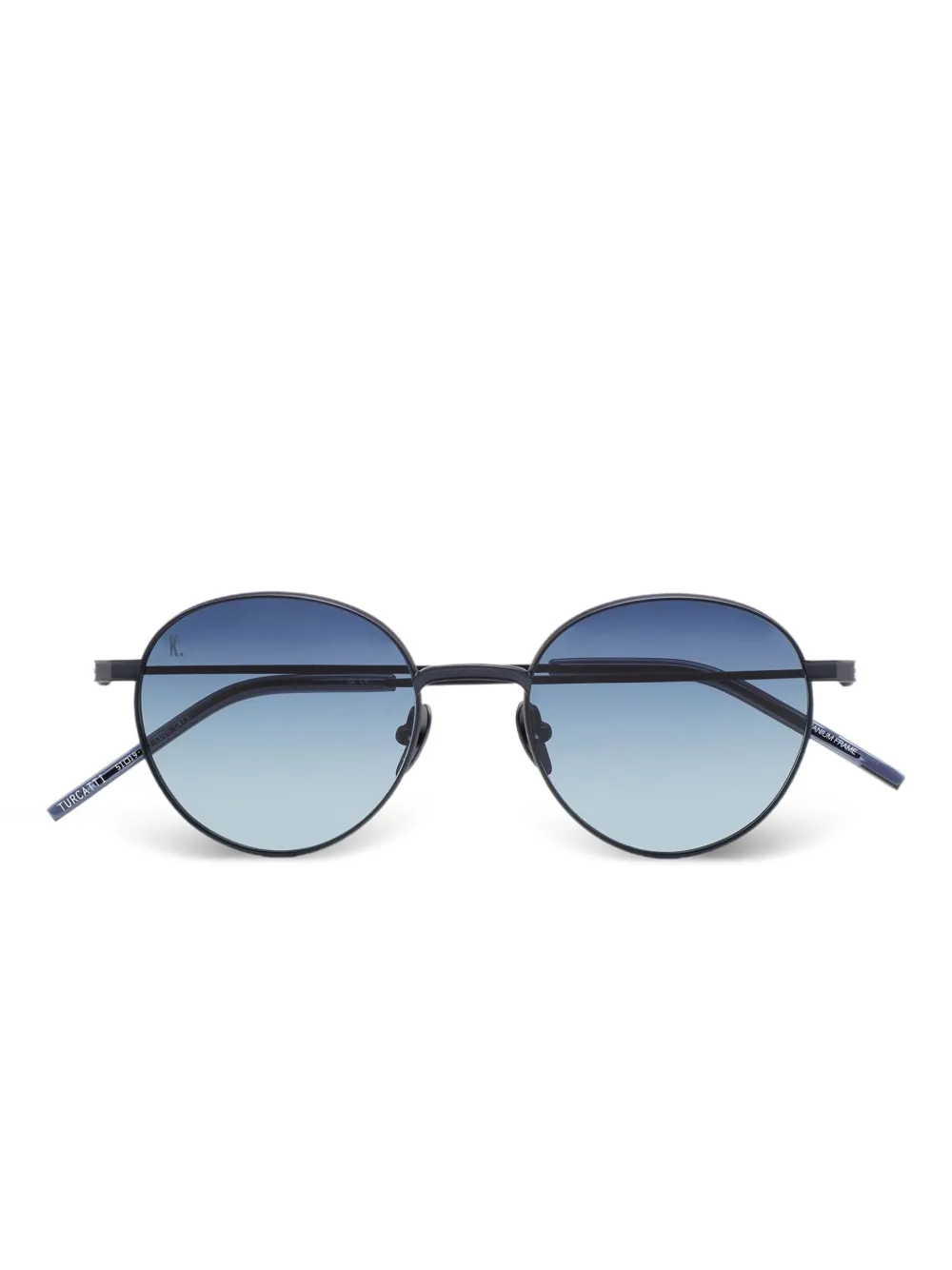 Kaleos Turcatti round-frame sunglasses | Blue | Image 1