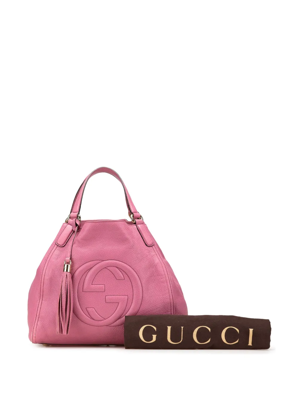 Gucci Pre-Owned Borsa tote Soho Cellarius media in pelle 2000-2015 | Image 6