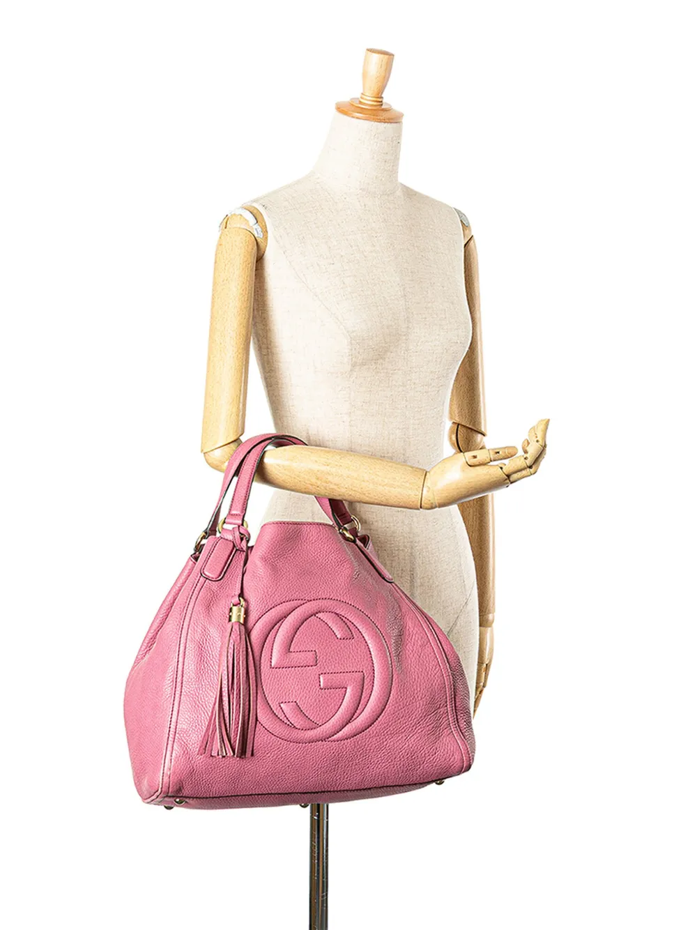 Gucci Pre-Owned Borsa tote Soho Cellarius media in pelle 2000-2015 | Image 7