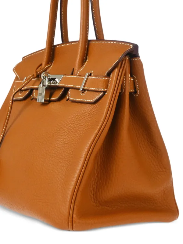 Hermès Pre-Owned Bolsa De Mano Togo Birkin Retourne 30 2006 Marrón  FARFETCH CO