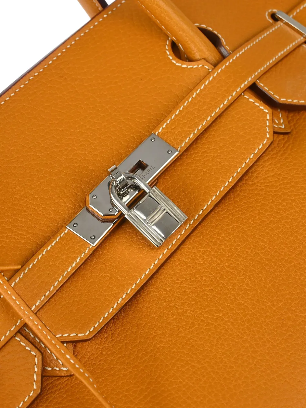 Pre-owned Hermes 2000 Birkin Fjord 45 Handbag In Brown