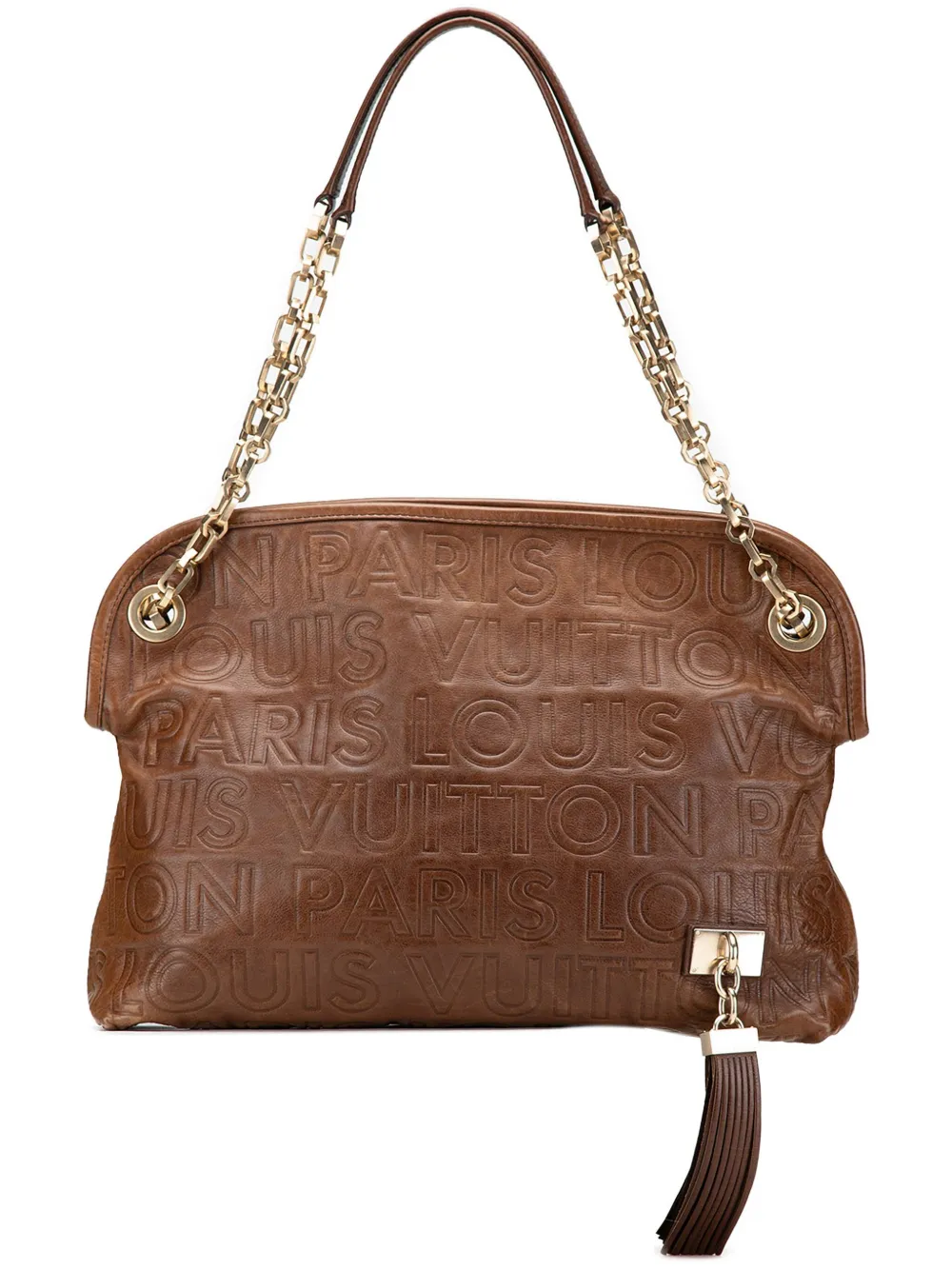 Louis Vuitton Pre-Owned 2008 パリ スープル ウィッシュバッグ ショルダーバッグ - ブラウン Louis Vuitton Pre-Owned 2008 パリ スープル ウィッシュバッグ ショルダーバッグ - ブラウン