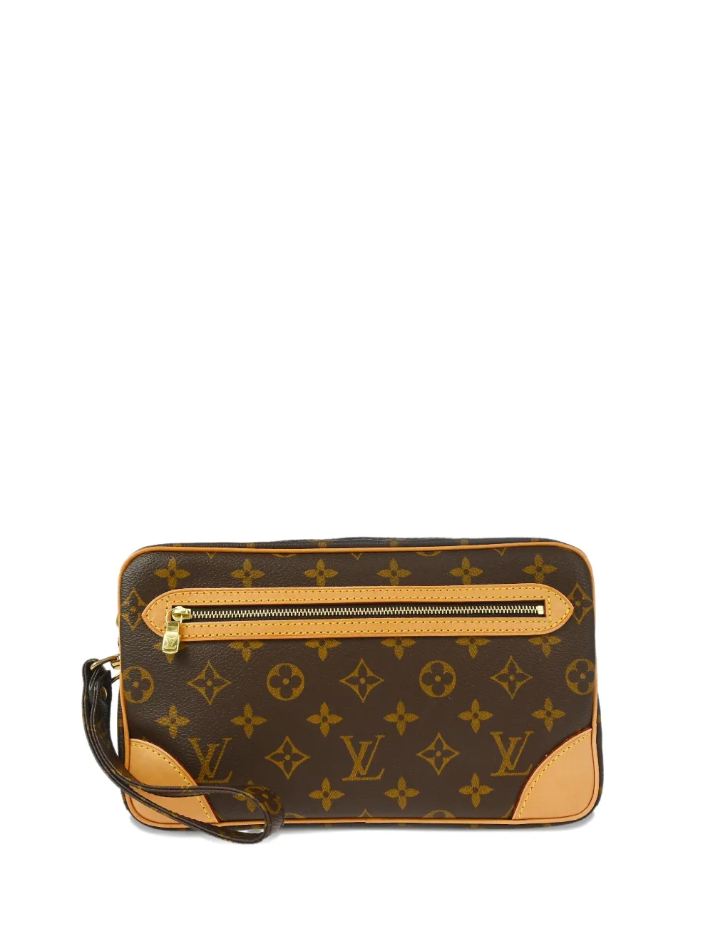 Louis Vuitton Pre-Owned 2002 マルリー ドラゴン GM クラッチバッグ - ブラウン Louis Vuitton Pre-Owned 2002 マルリー ドラゴン GM クラッチバッグ - ブラウン