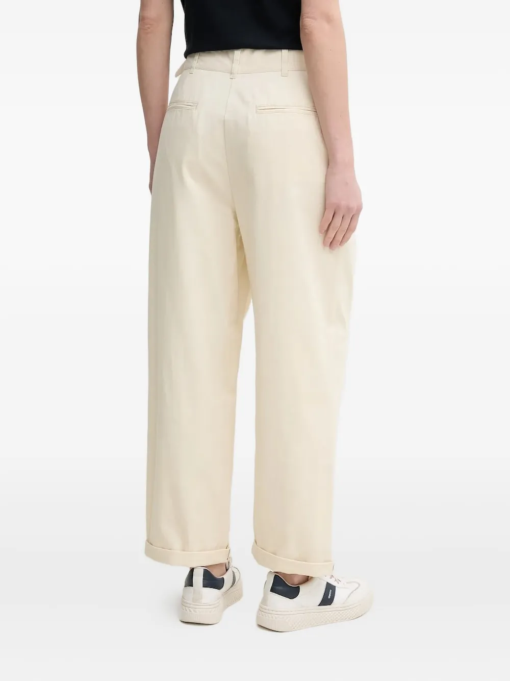 Barbour pleated-front trousers Geel