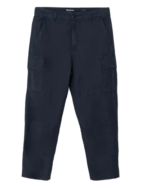 Barbour pantalon en coton à poches cargo