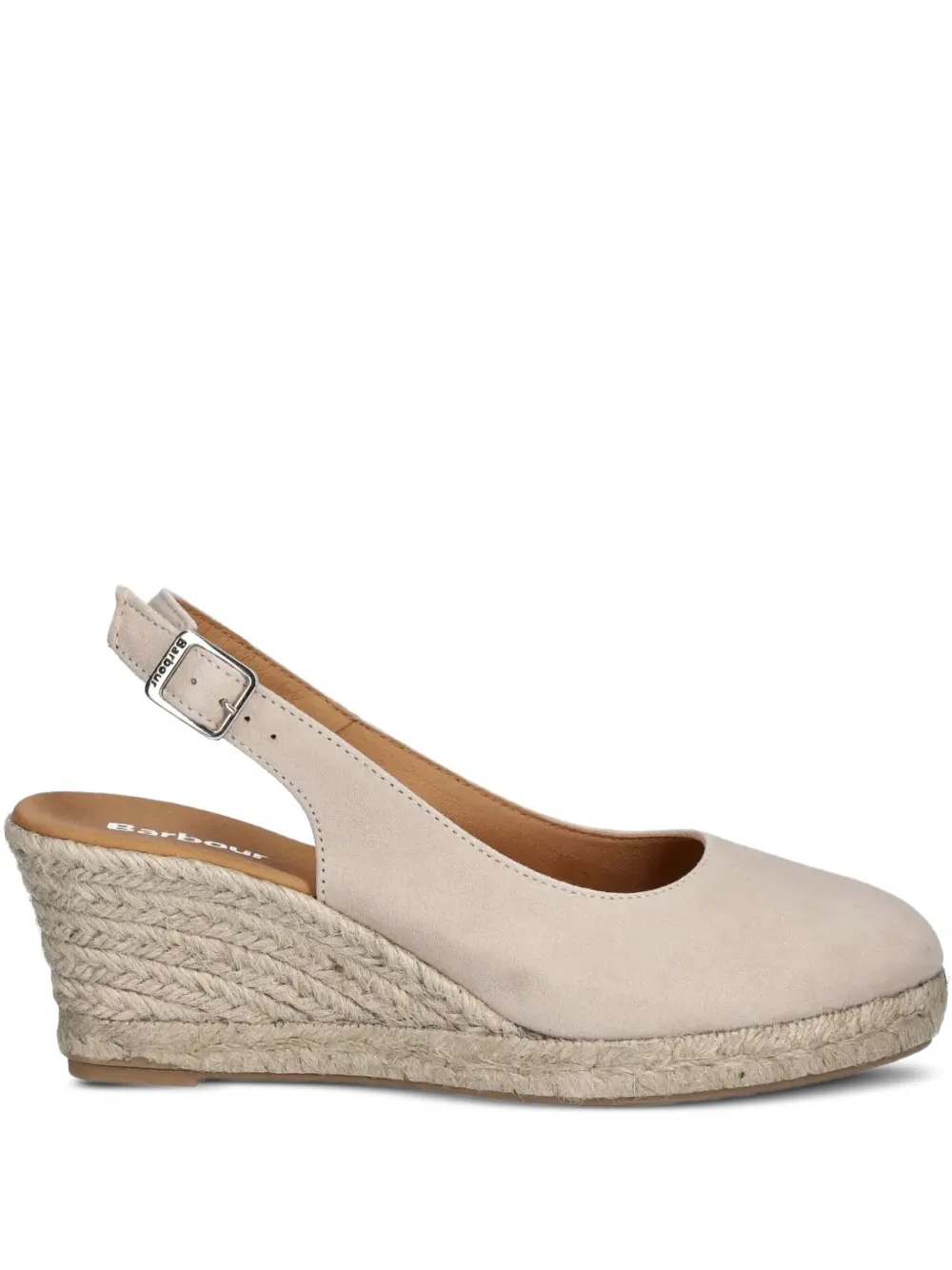 Barbour Leather Espadrilles In Neutral