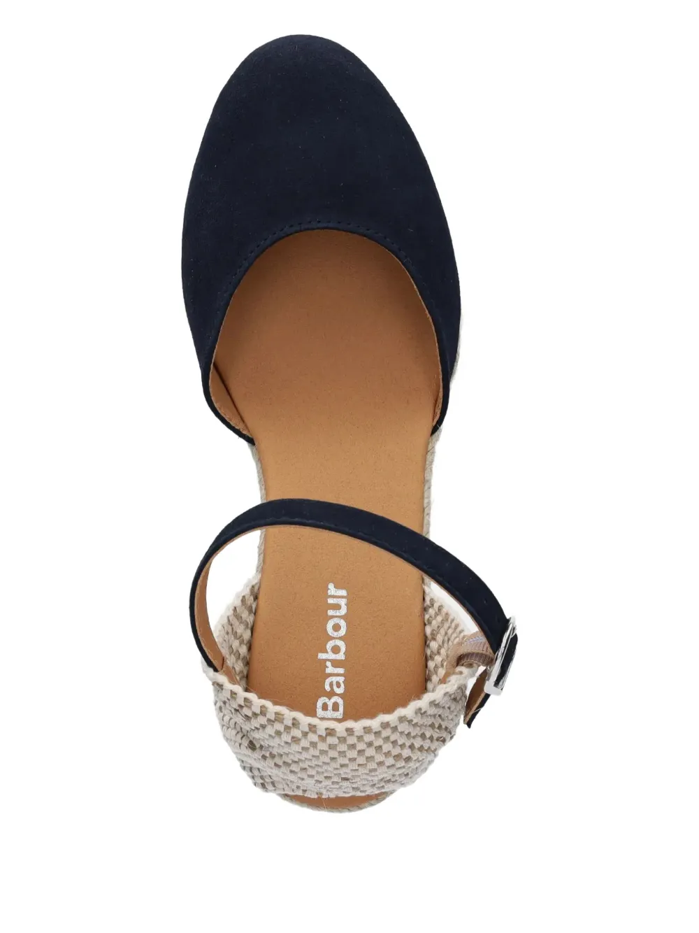 Barbour Elder espadrilles met sleehak Blauw