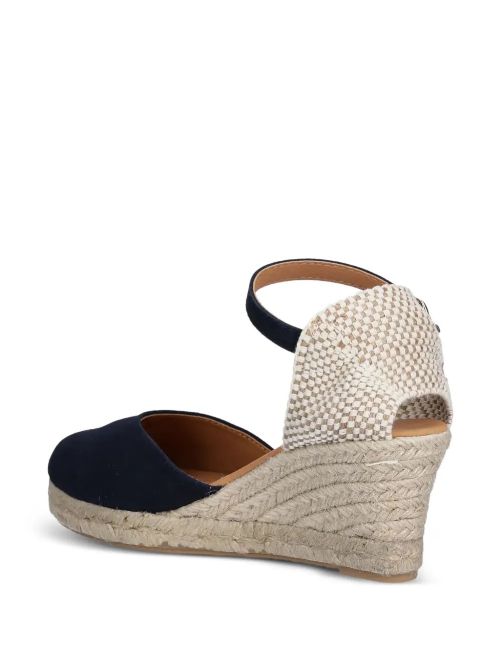 Barbour Elder espadrilles met sleehak Blauw