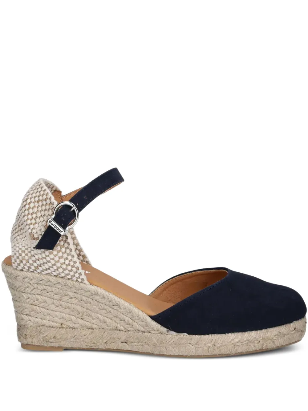 Barbour Elder Wedge Espadrilles In Blue