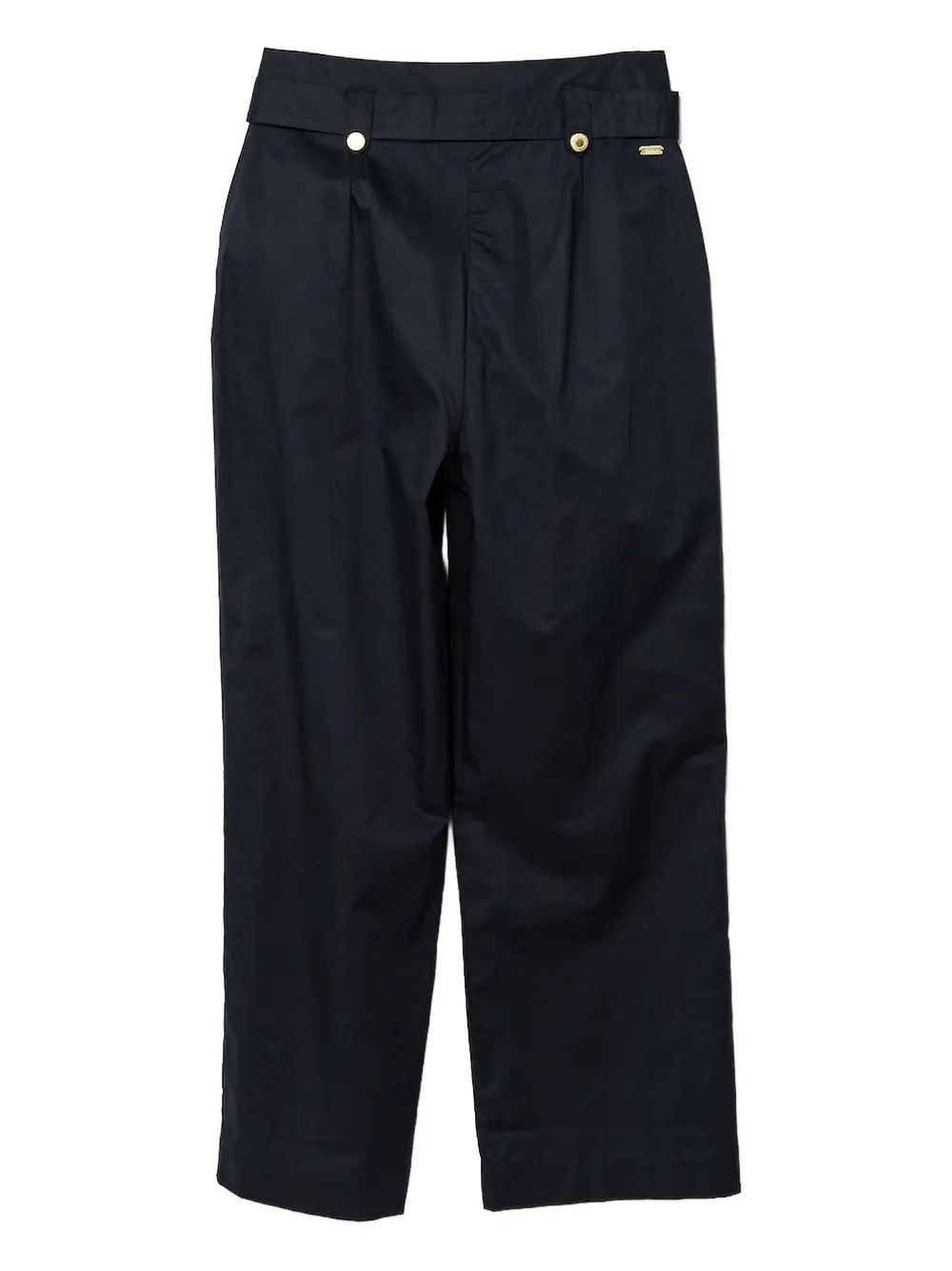 Barbour Elsie belted-pleated trousers Blauw