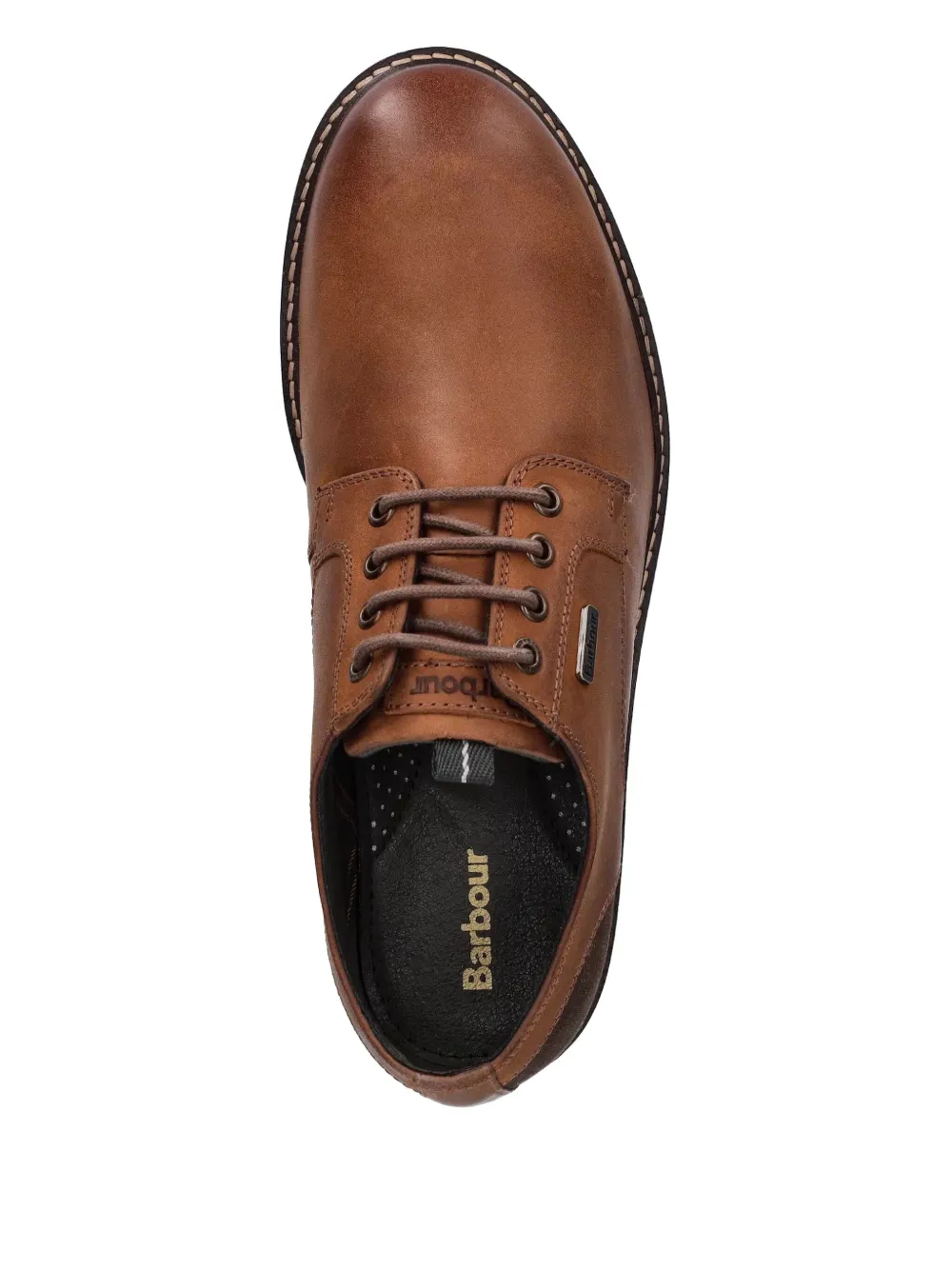 Barbour leather derby shoes Brown