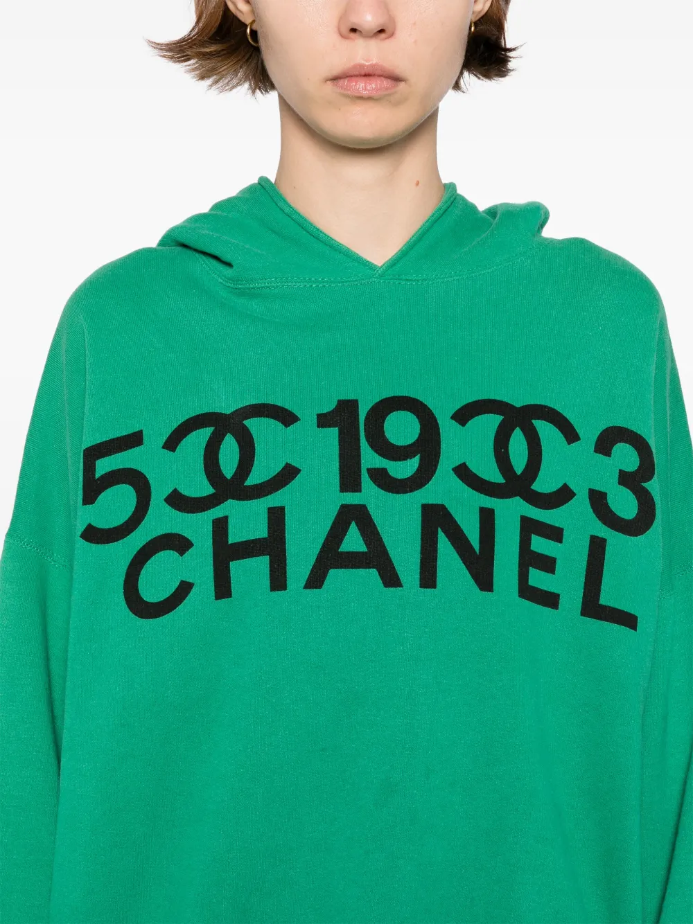 Pre-owned Chanel 1999-2000s Logo Sweatshirt