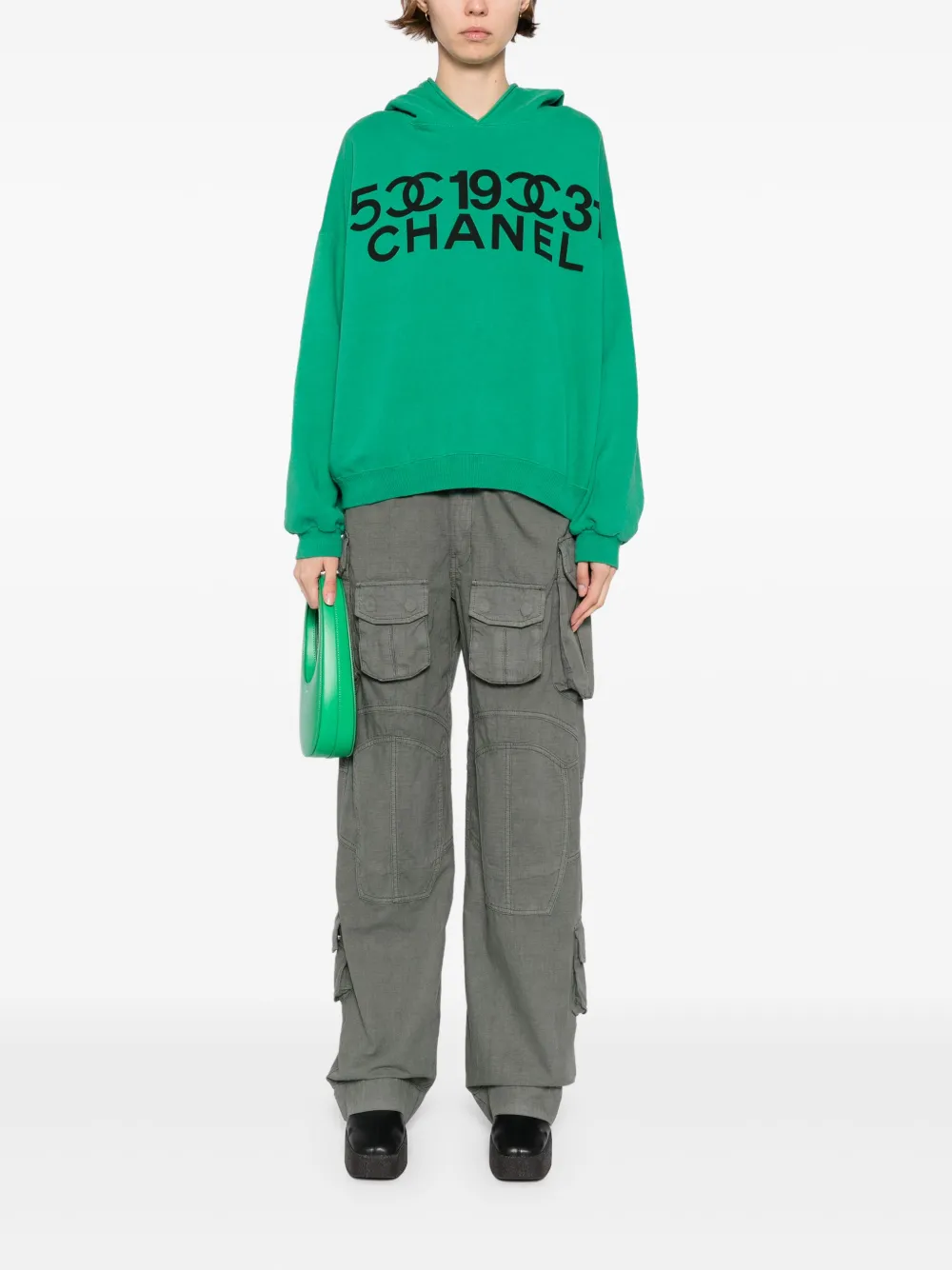 Pre-owned Chanel 1999-2000s Logo Sweatshirt