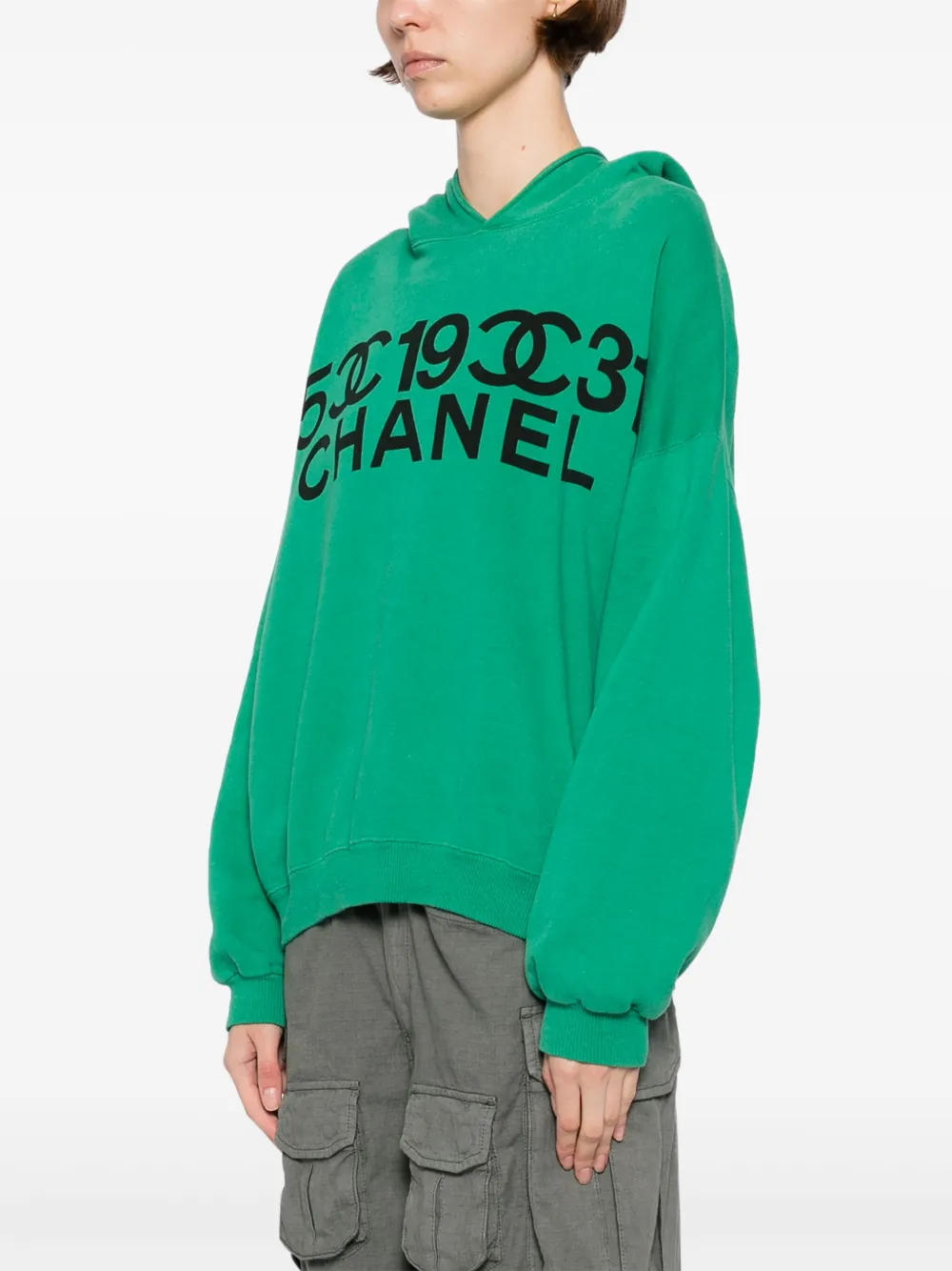 Pre-owned Chanel 1999-2000s Logo Sweatshirt
