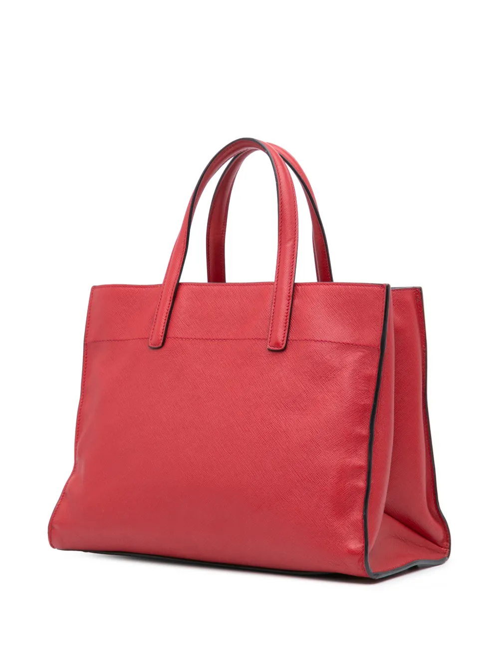 Prada Pre-Owned 2000-2024 Saffiano Soft Triple Pocket Tote satchel | Pre-Owned | Image 2
