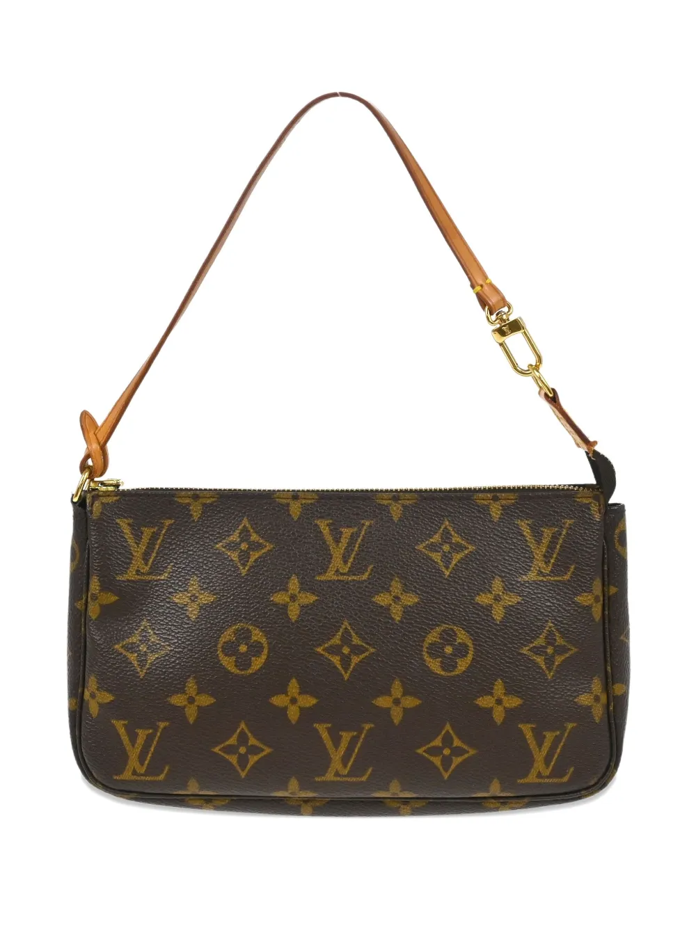 Louis Vuitton Pre-Owned 2003s モノグラム ポシェット アクセソワール ハンドバッグ - ブラウン Louis Vuitton Pre-Owned 2003s モノグラム ポシェット アクセソワール ハンドバッグ - ブラウン