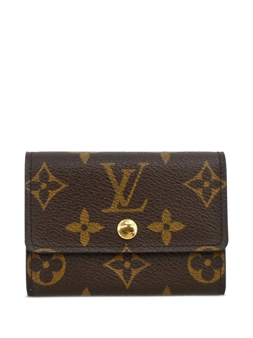 Pre-owned Louis Vuitton 2001 Monogram Porte Monnaie Coin Wallet