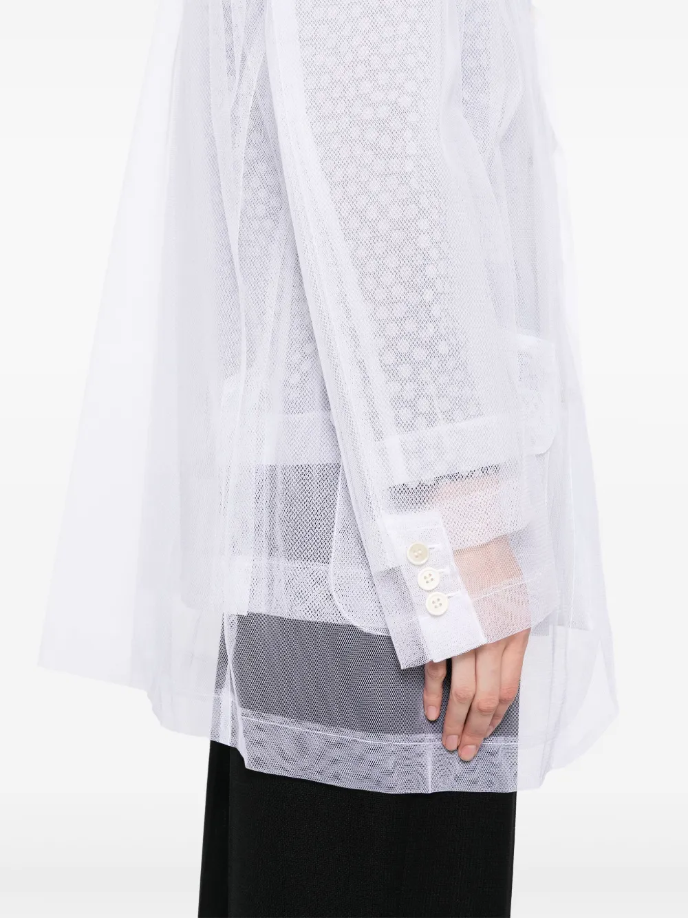 COMME DES GARÇONS MESH BLAZER