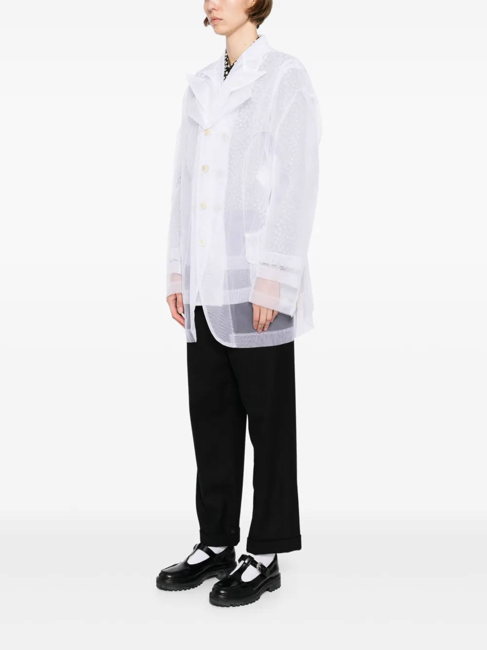 COMME DES GARÇONS MESH BLAZER