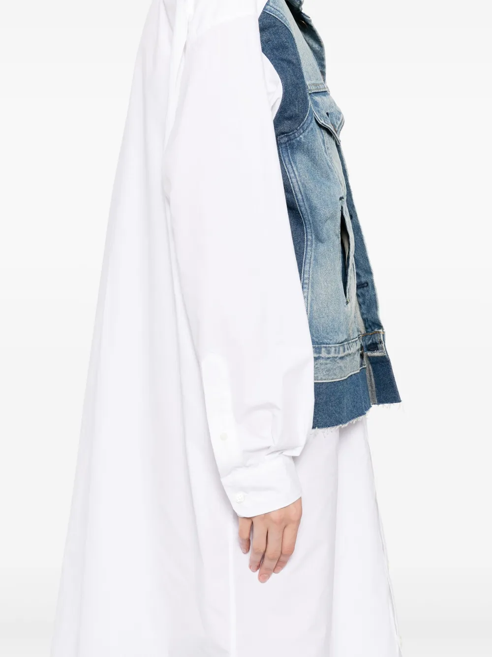 Junya Watanabe x Levi's denim jurk Wit
