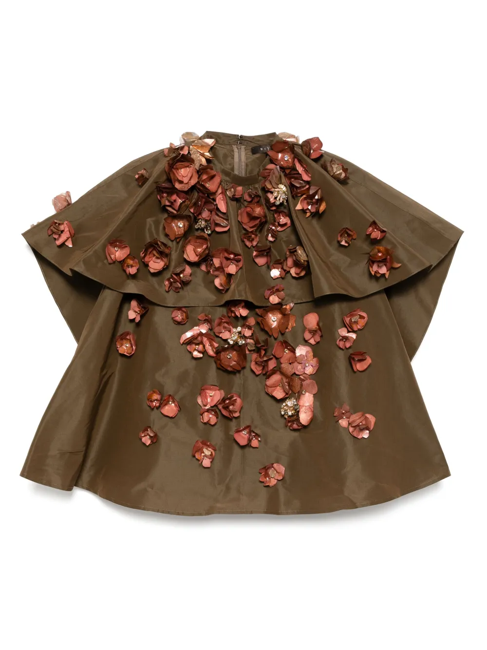 Biyan Embellished Taffeta Blouse
