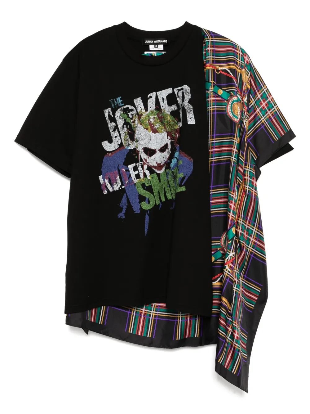 Junya Watanabe Joker T-shirt met cape Zwart