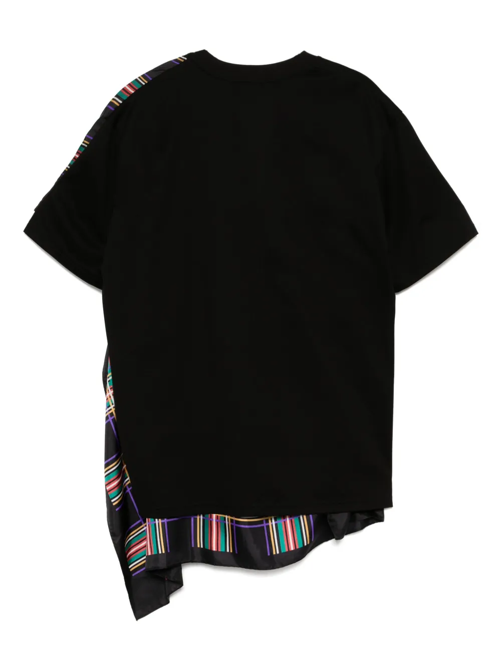 Junya Watanabe Joker T-shirt met cape Zwart