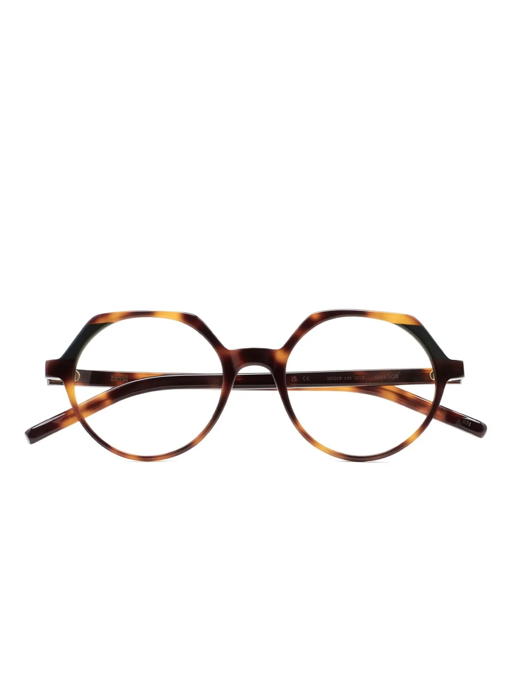 Kaleos lunettes de vue Hanson à monture géométrique | marron | Image 1